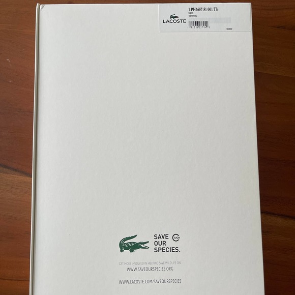 NEW Lacoste Save Our Species Limited Edition Condor Small White Polo Shirt - Picture 10 of 11